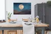 MuchoWow® Poster Mond - Wolken - Nacht 120x80 cm - Bilder Produktbild-Vorschau 3