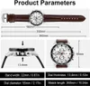 Watch für Herren Uhr Männer Analog Quarz Chronograph mit Produktbild-Vorschau 6