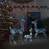 vidaXL LED soby Rodina Vianočná dekorácia Akryl 300 LED Náhľad obrázku produktu 2