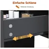 SONNI czarna komoda 70x40x140cm Komoda z oświetleniem LED o Podgląd zdjęcia produktu 10