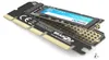 BRAINZAP M.2 M2 NVMe SSD a PCI-E PCI-Express PCIe 3.0 x16 Anteprima dell’immagine prodotto 1