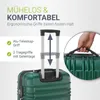 Juskys Hartschale Kofferset Reisekoffer 4 teilig - Produktbild-Vorschau 3