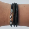 Lederkette 6 mm Herren Halskette schwarz 17-100 cm lang mit Produktbild-Vorschau 3