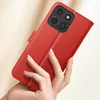 A hand holding a red phone case. Produktbild-Vorschau