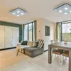 LED Deckenleuchte, 4 flammig, Chrom, Glas, L 34cm, 2er Set Produktbild-Vorschau 9