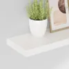 vidaXL Étagères flottantes 2 pcs. Blanc brillant Voir les images du produit 4