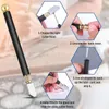 An instructional image showing how to use a glass cutter tool. Produktbild-Vorschau