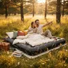 Avenli Luftmatratze Camping CloudCoil grau 203x183x22cm Produktbild-Vorschau 4