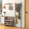 Handtuchhalter freistehend 4 Stangen, Stahl+Bambus, Produktbild-Vorschau 9