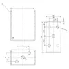 Domax Pfostenträger 90x60x125mm aus 4mm Stahl, Produktbild-Vorschau 5