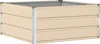 vidaXL Fioriera avorio 100 x 100 x 45 cm in acciaio Anteprima dell’immagine prodotto 1