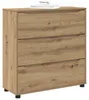 vidaXL Szafka do przechowywania Artisan dąb 80 x 31 x 81 cm Podgląd zdjęcia produktu 3