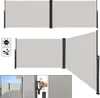 LARS360 Grey Výsuvná boční markýza 180x600cm Ochrana proti Náhled obrázku produktu 1
