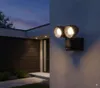 MeLiTec LED Außenwandleuchte mit Bewegungsmelder, 2 LED Produktbild-Vorschau 2