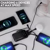 30000mAh Power Bank mit 4 Kabeln, 2.1A Fast Charging, LED Produktbild-Vorschau 6