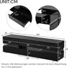 Merax Hochglanz TV-Schrank mit LED, TV Lowboard mit Produktbild-Vorschau 7
