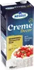 A carton of Meggle Creme Decor with strawberries and whipped cream. Voir les images du produit