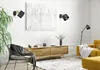 Kinkiet Lampa ścienna Classic Spot Czarna Złota 482-K1 LED Podgląd zdjęcia produktu 5