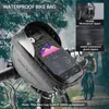 ROCKBROS borsa telaio bicicletta porta cellulare Anteprima dell’immagine prodotto 4