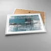 Gerahmtes Poster - Weißer Rahmen - Abstraktion Modern Produktbild-Vorschau 3