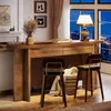 Tribesigns Table console, 160 cm de long, 2 tiroirs Table Voir les images du produit 8