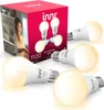 A product box for Innr smart bulbs, with several bulbs displayed in front of it. Produktbild-Vorschau