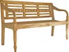 A wooden bench on a white background. Produktbild-Vorschau