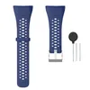 Strap-it Polar M400 / M430 Silikonarmband (Dunkelblau) Produktbild-Vorschau 3