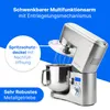 ProfiCook PC-KM 1096 - Keukenmachine - 1500 W - RVS/Zwart Productafbeelding-voorbeeld 11