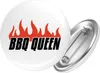 Huuraa Button BBQ Queen Flammen 25mm rund mit Produktbild-Vorschau 1