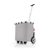 A product shot of a shopping trolley against a white background. Produktbild-Vorschau