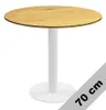 Runder Esstisch VICTORY 70 cm – DARK WOOD, moderner Produktbild-Vorschau 4