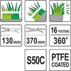 Nůžky na trávu 370 mm 16 pozic (360°) uzavřená rukojeť Náhled obrázku produktu 2