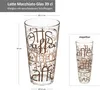 Latte Macchiato Glas 39cl stapelbar Coffee Nachbildung Produktbild-Vorschau 4