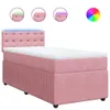 Design Boxspringbett mit Matratze Rosa 100x200 cm Samt, Produktbild-Vorschau 2