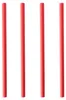 200 Cocktail Trinkhalme, Papier Ø 7 mm · 15 cm rot Produktbild-Vorschau 3