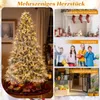 COSTWAY 240cm Künstlicher Weihnachtsbaum mit Schnee， Produktbild-Vorschau 7