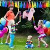 Relaxdays Pinata Einhorn, zum Aufhängen, Kinder, Mädchen, Produktbild-Vorschau 2