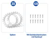 Set da 2 piastre antiscivolo con punte per ruote per robot Anteprima dell’immagine prodotto 9