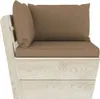 Maison Exclusive - Garten-Palettensofa 2-Sitzer mit Kissen Produktbild-Vorschau 5