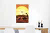 MuchoWow® Poster Dino - Sonne - Natur - Zeichnung - Kinder Produktbild-Vorschau 5