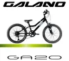 Bicicletta per bambini Galano GA20, ruote da 20 pollici, Anteprima dell’immagine prodotto 2