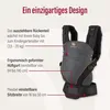 Manduca XT Babytrage Baumwolle Schwarz, Grau Produktbild-Vorschau 37