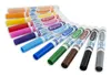 A collection of Crayola markers arranged diagonally on a white background. Produktbild-Vorschau