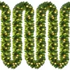 CASARIA Weihnachtsgirlande mit Beleuchtung 5m 100 LEDs Produktbild-Vorschau 1