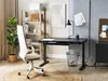 BELIANI Schreibtisch Schwarz Faserplatte 120 x 60 cm Produktbild-Vorschau 5