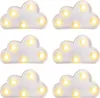 LED Wolken Nachtlicht, 6 Stück, Kinderzimmer Wanddeko, Produktbild-Vorschau 1