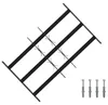 Zabezpečovacia mriežka na okná s 3 priečkami 3 pcs 43-74 cm Náhľad obrázku produktu 1