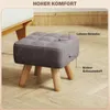 Fußhocker mit Polsterung, Sitzhocker, Produktbild-Vorschau 5