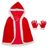 Traditionelles Weihnachtskostüm aus Samt für Damen – Produktbild-Vorschau 1